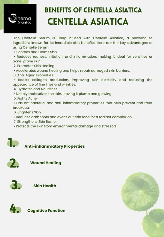 Centella CICA Allantoin Serum | Soothing Skin Repair | Cinema SkinFX
