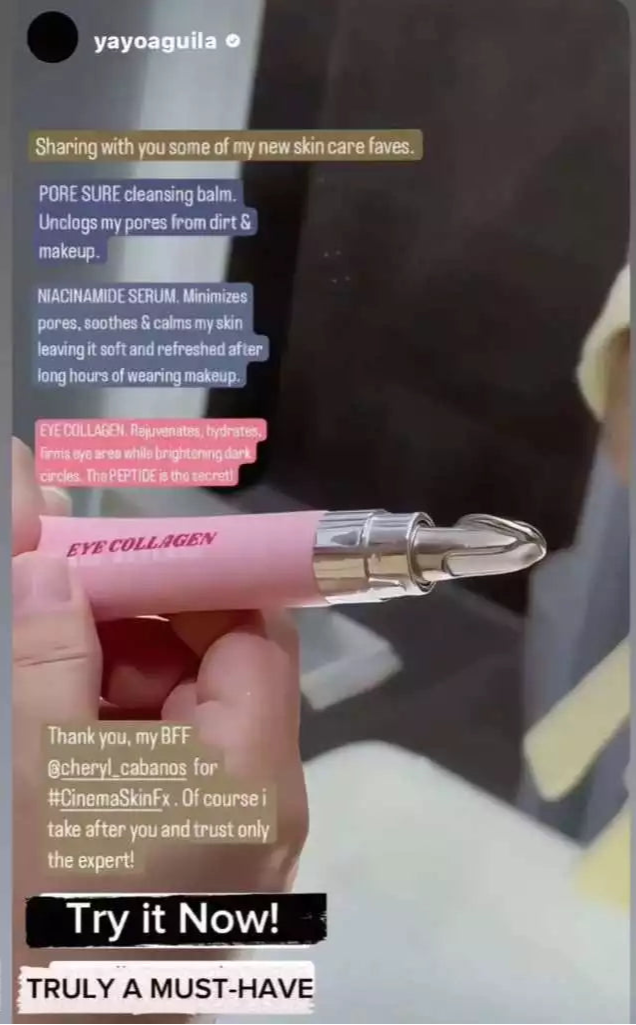 Eye Collagen Botox with Massager | Cinema SkinFX Philippines