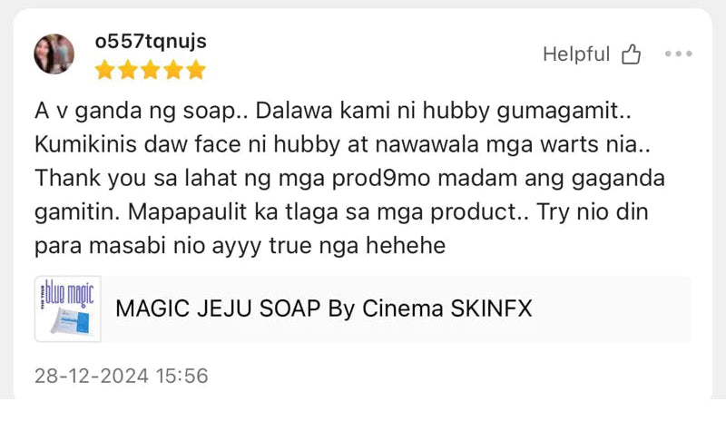 Magic Jeju Soap | Brightening Moisturizing Bar Cinema SkinFX